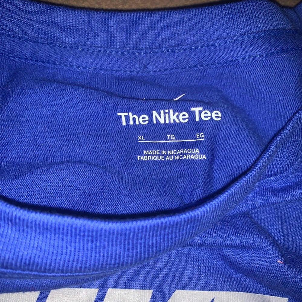 Nike Blue Long Sleeve Tee